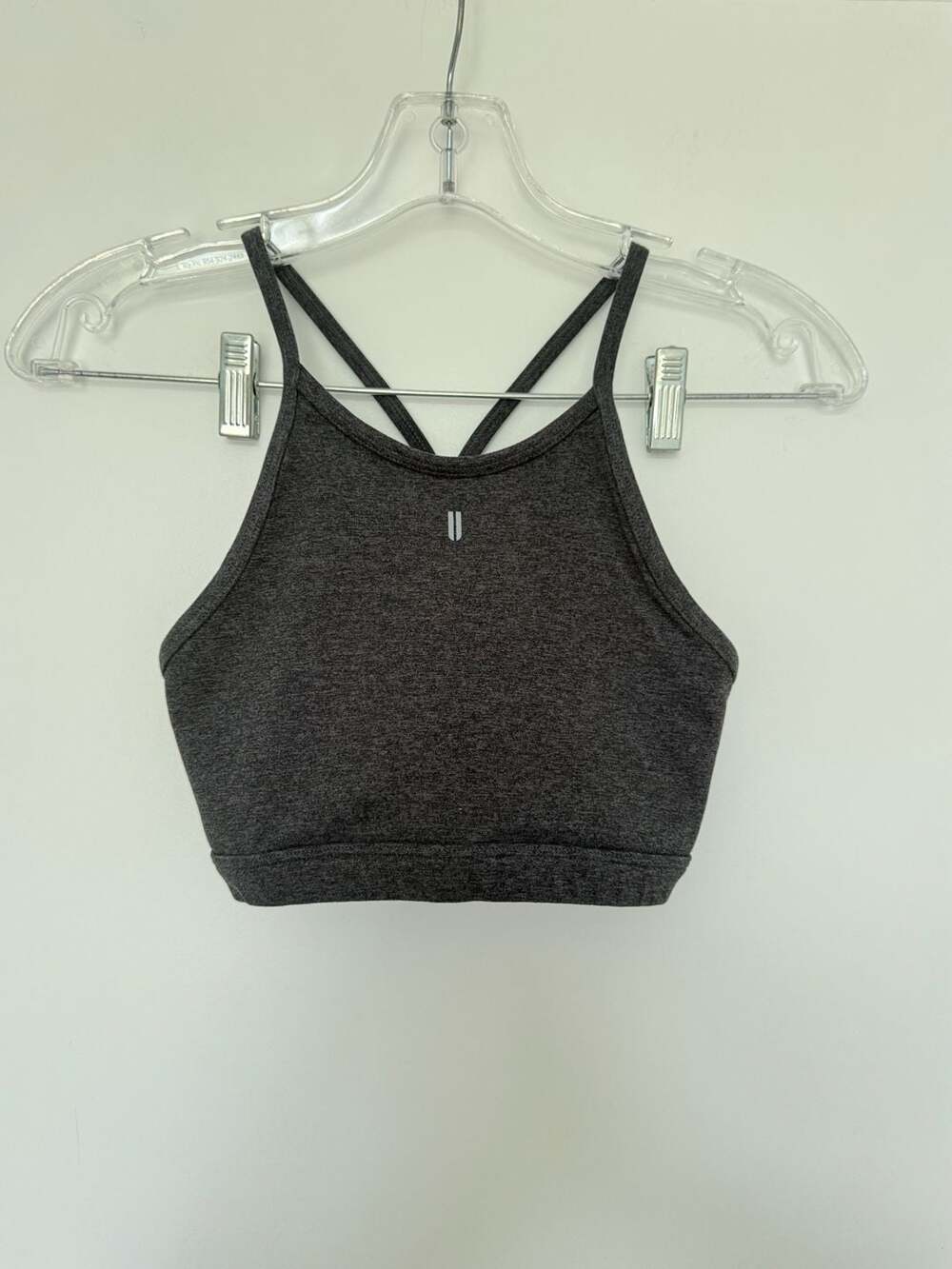 NOBULL Women's High Neck Sports Bra Charcoal Heather Size XS